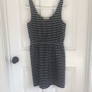 Loft black and white dress